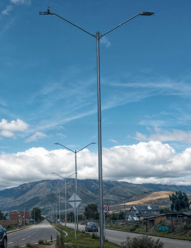 Diseño de alumbrado público — Doble calzada Sogamoso-Nobsa